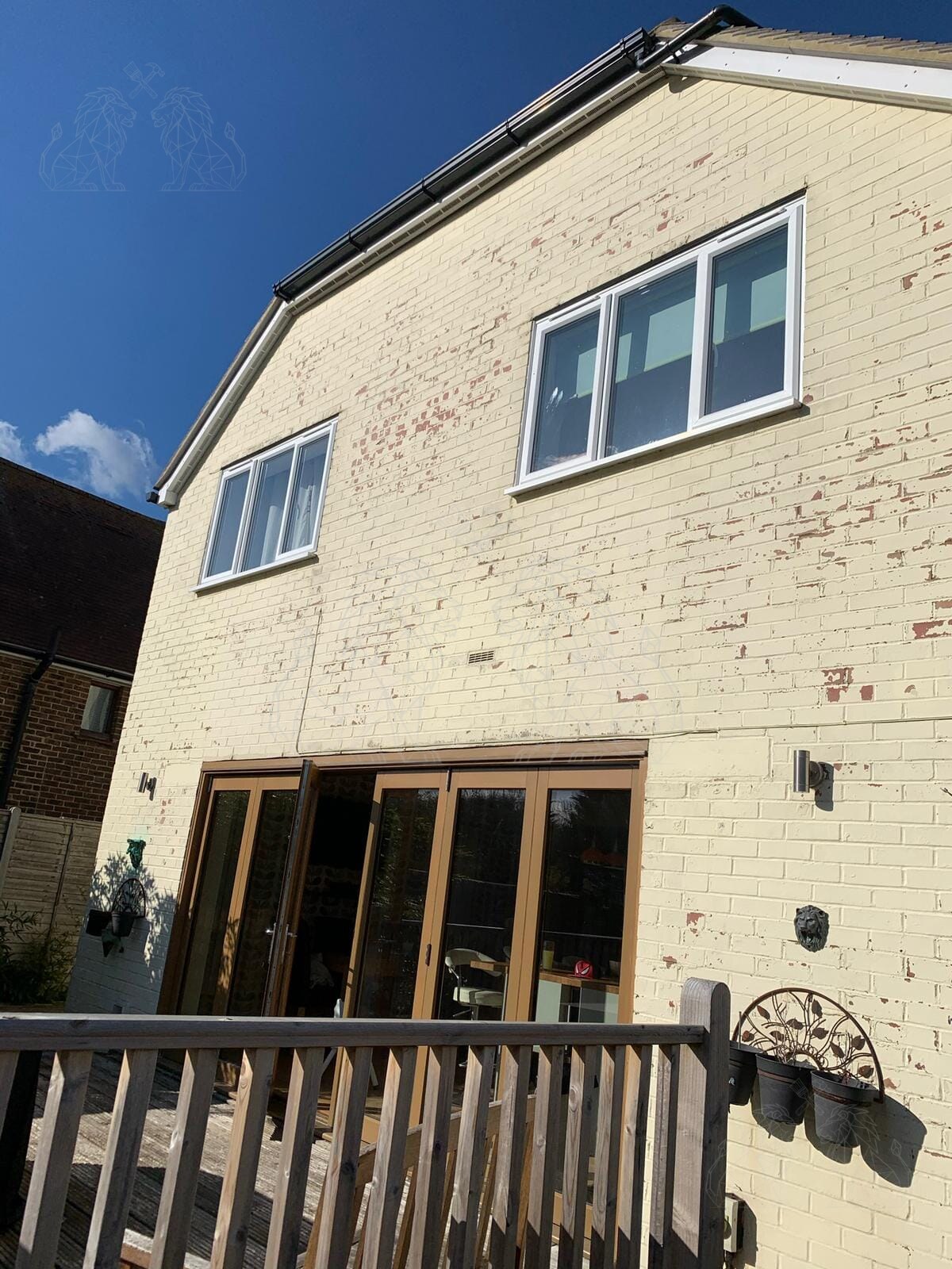 Exterior before paint and refresh