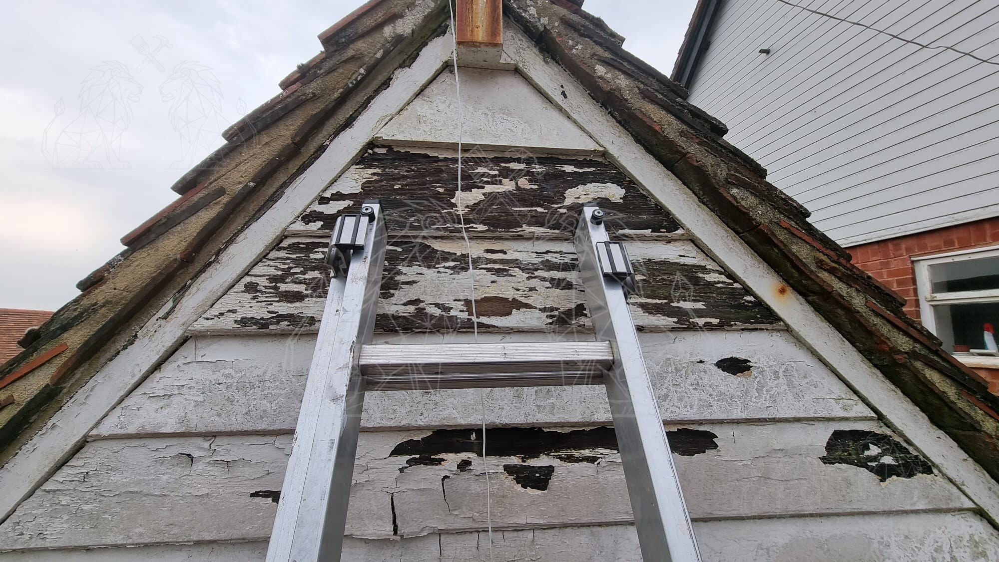 Timber gable repairs