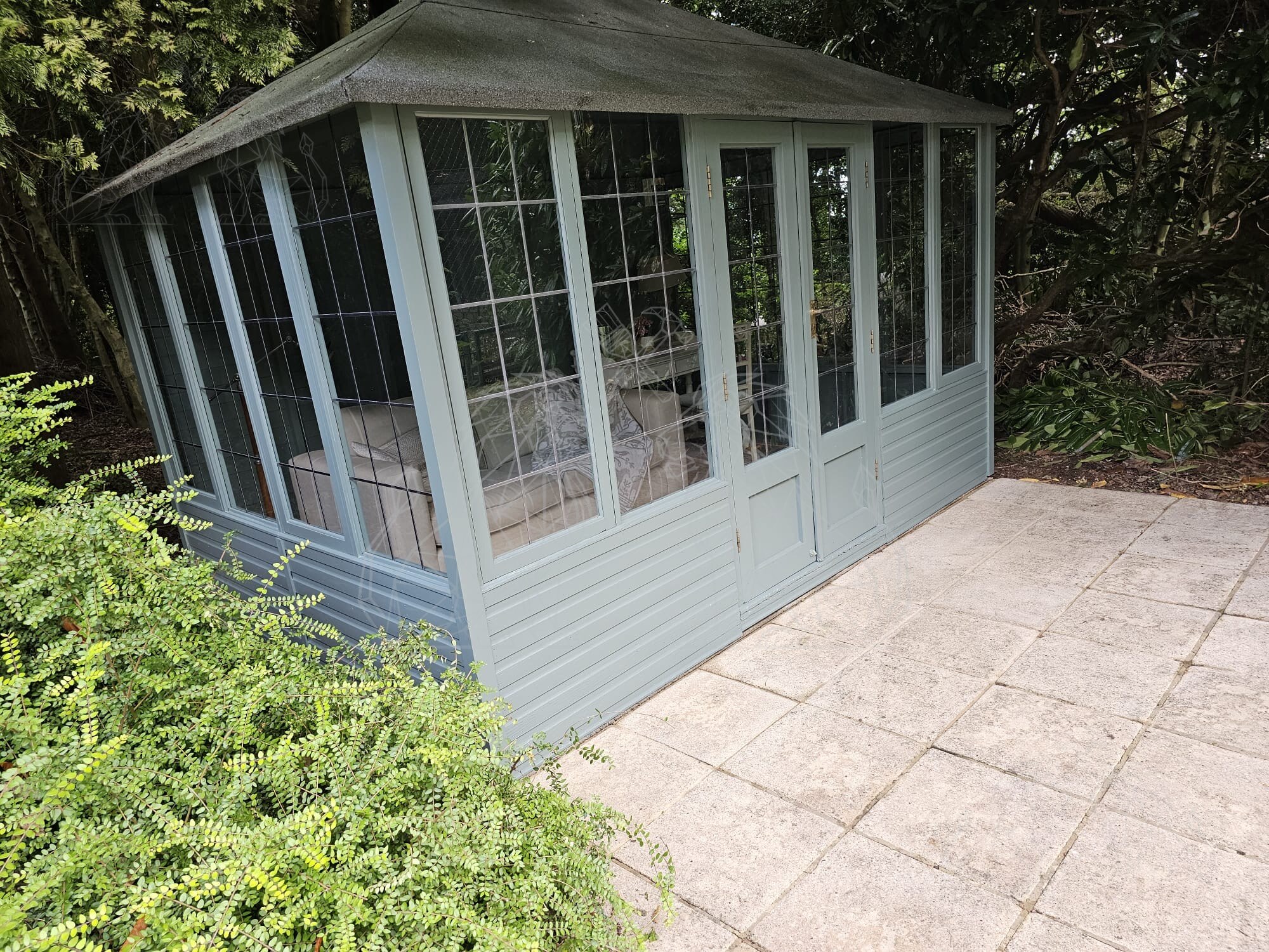Refurbished garden room exterior