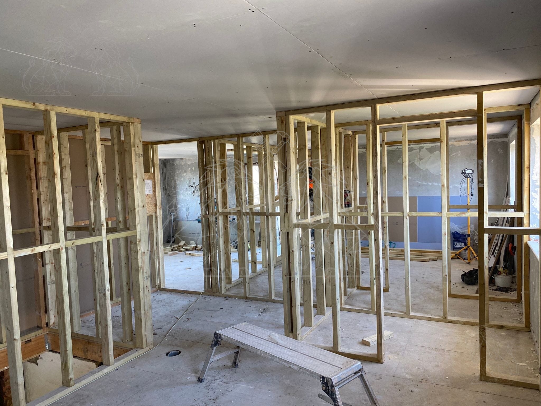 Internal partition construction