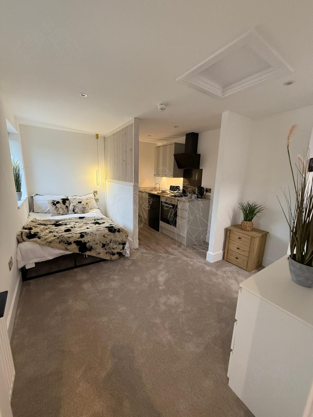 Completed room conversion
