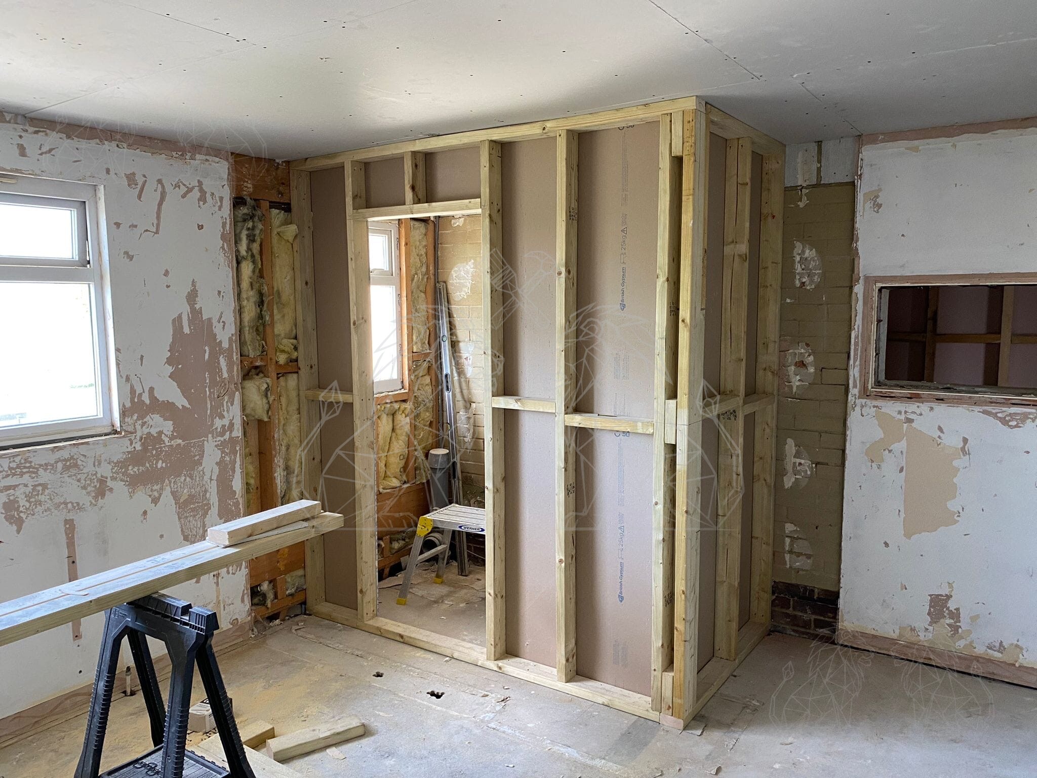 Internal layout framing