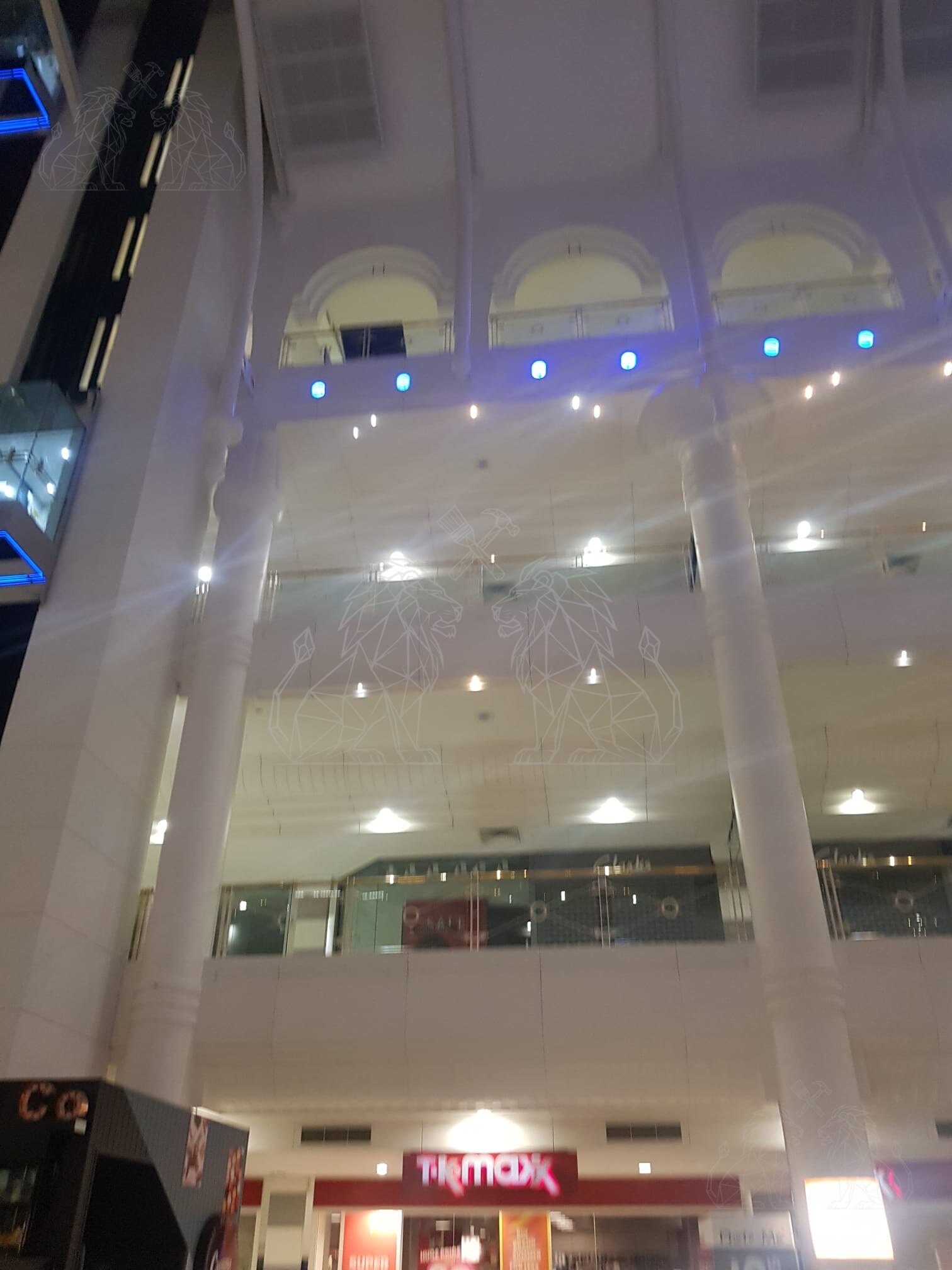 High-level commercial interior